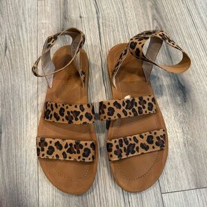Cushionare Leopard Print Women's Sandals